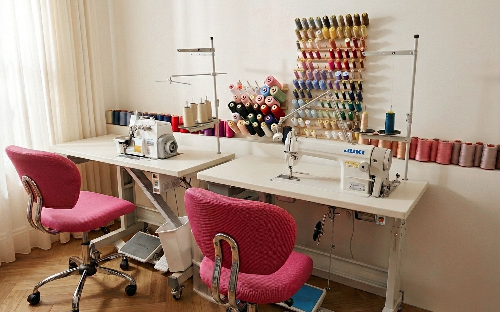 Behind the scenes, a small factory of sewing sustainable silk lingerie
