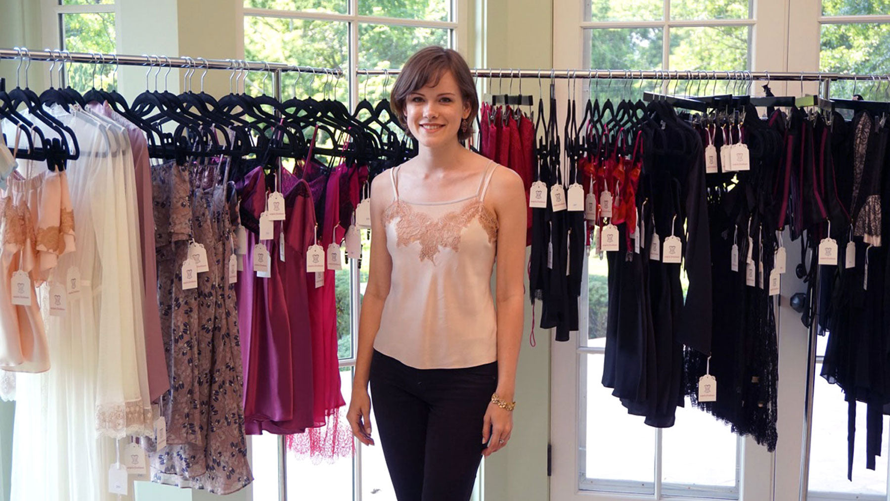 Angela Friedman lingerie Trunk shows, Private shopping, and Pop-up shops