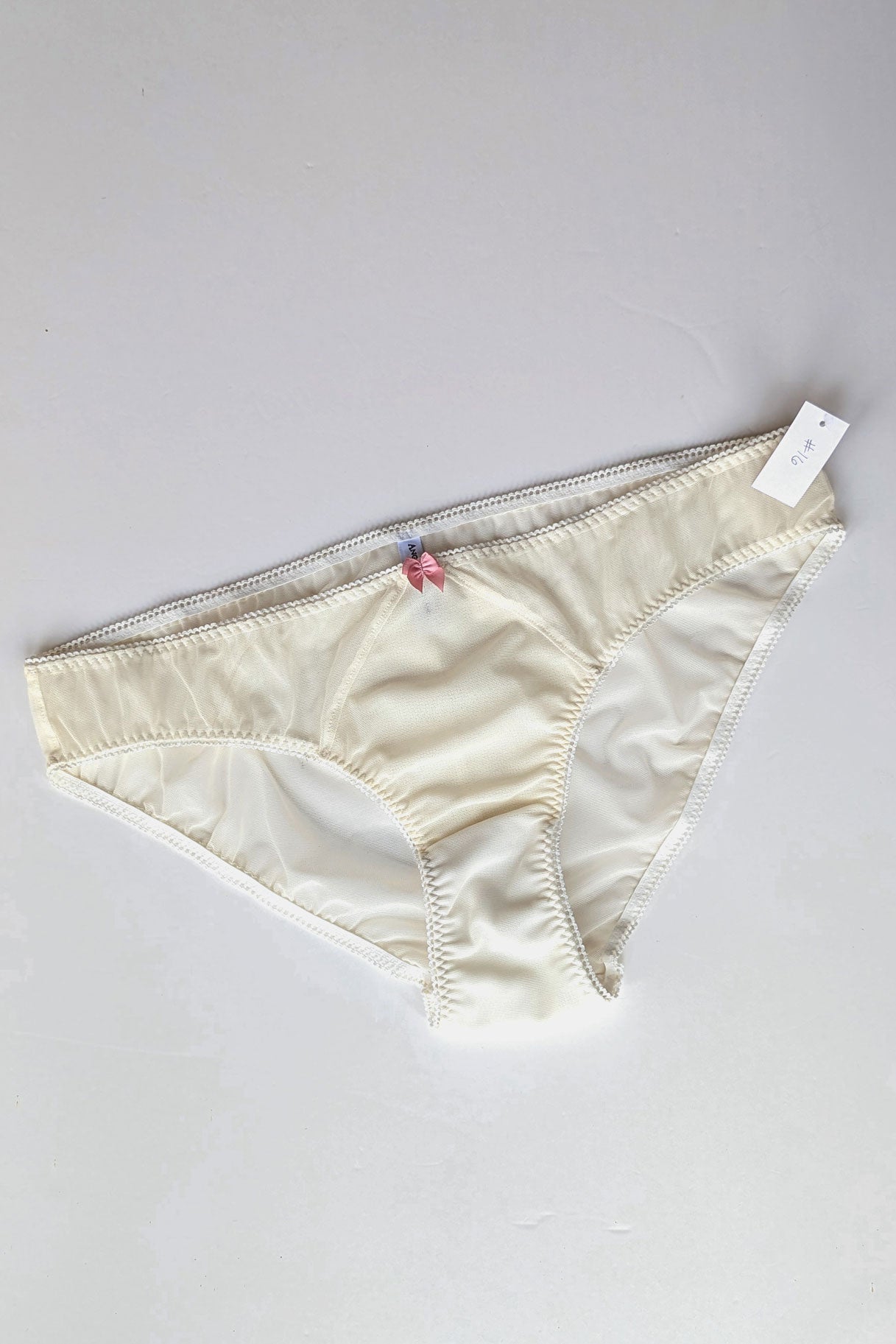 Mesh knickers - Cream