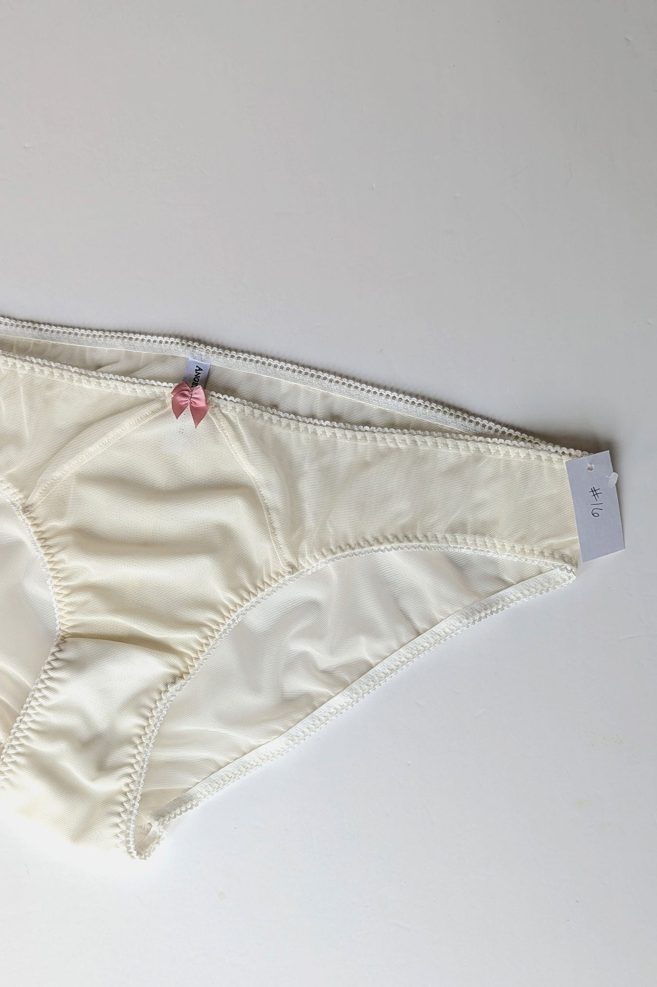 Mesh knickers - Cream