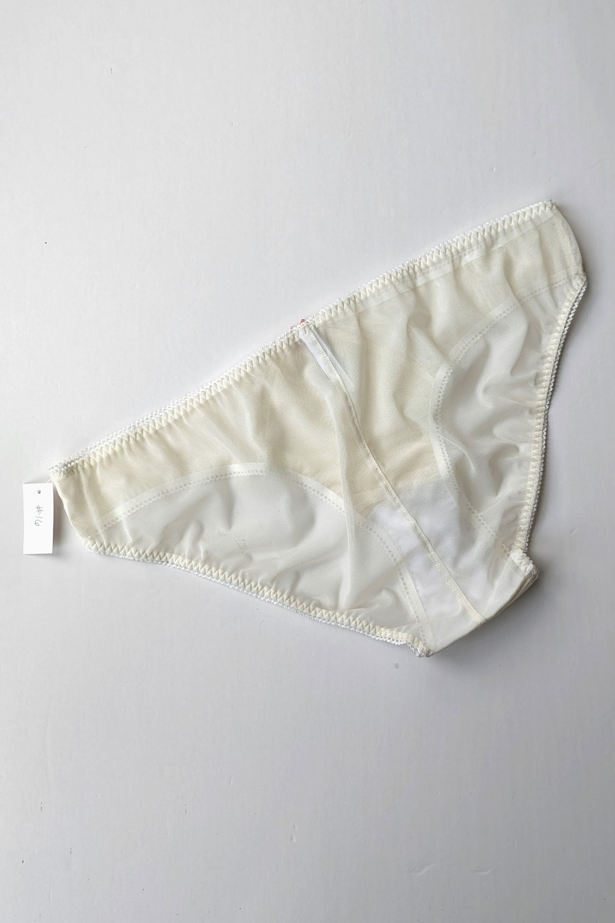 Mesh knickers - Cream