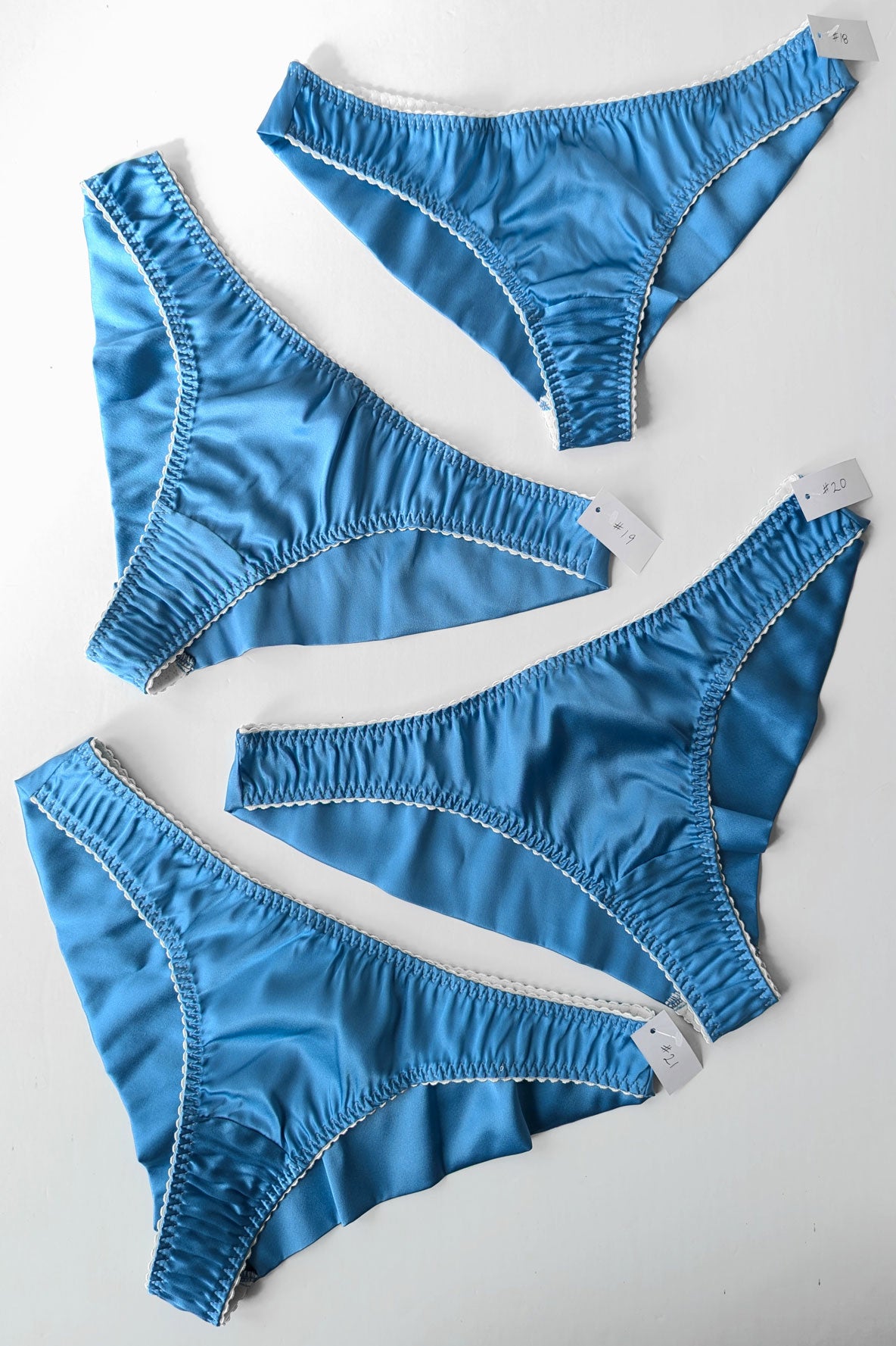 Silk knickers - Azure