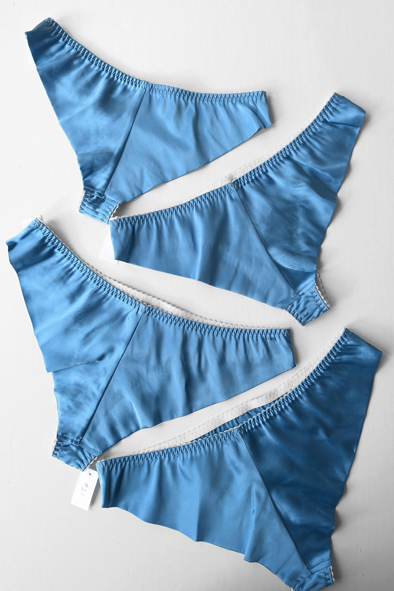 Silk knickers - Azure