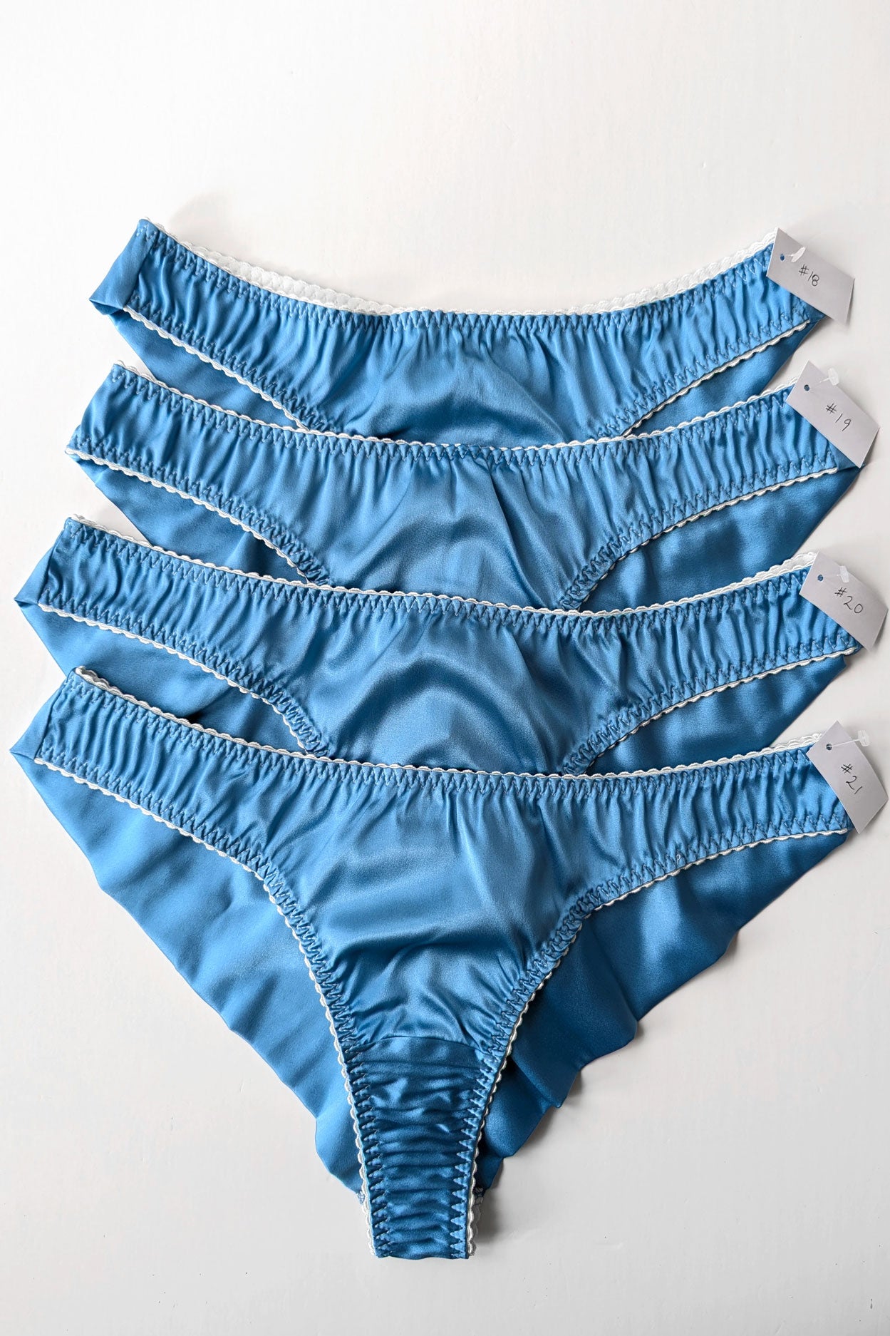 Silk knickers - Azure