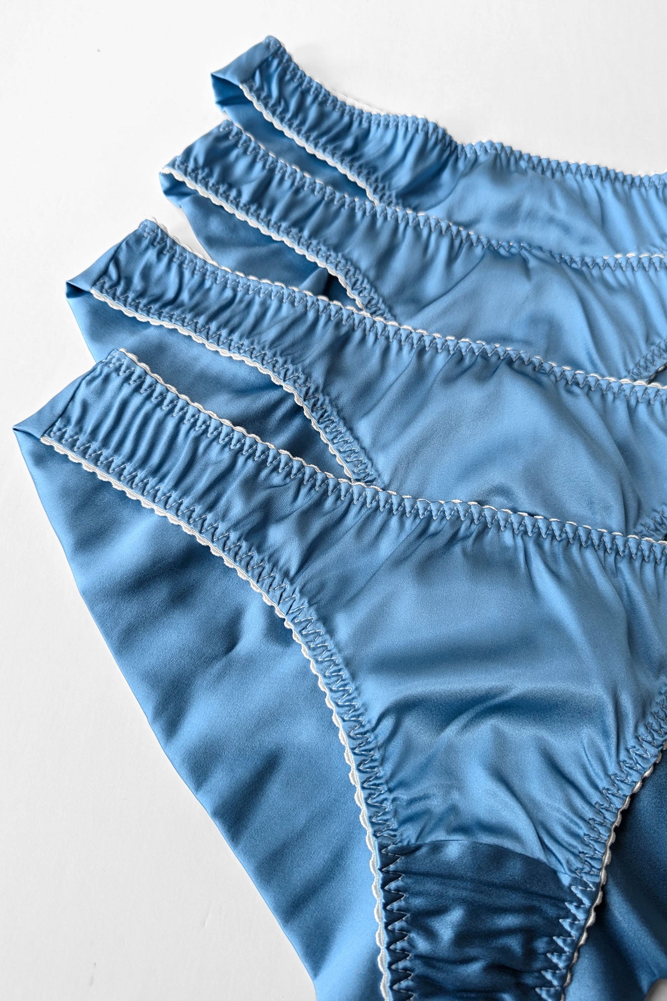 Silk knickers - Azure