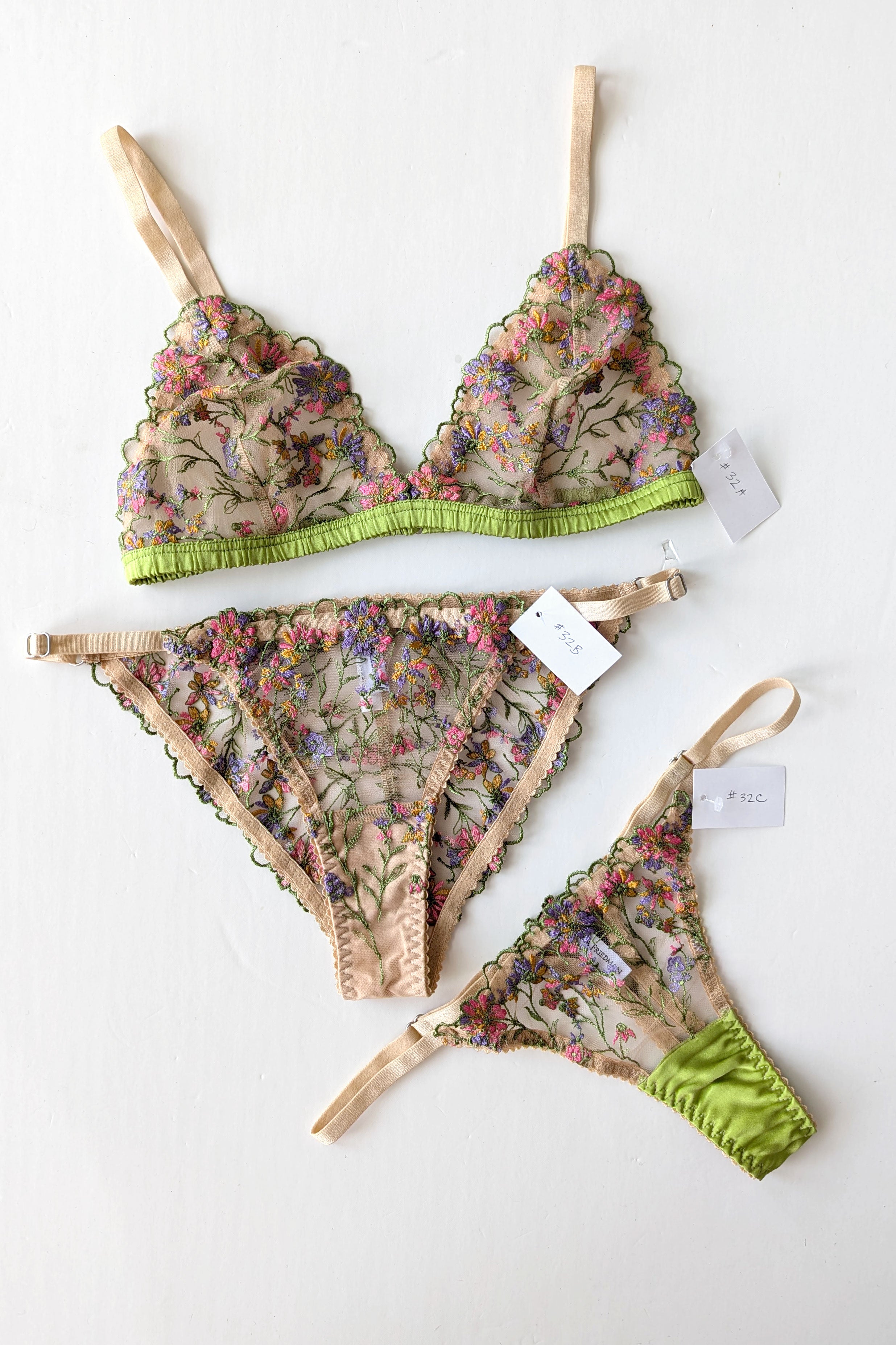 3pc lingerie set - Meadow