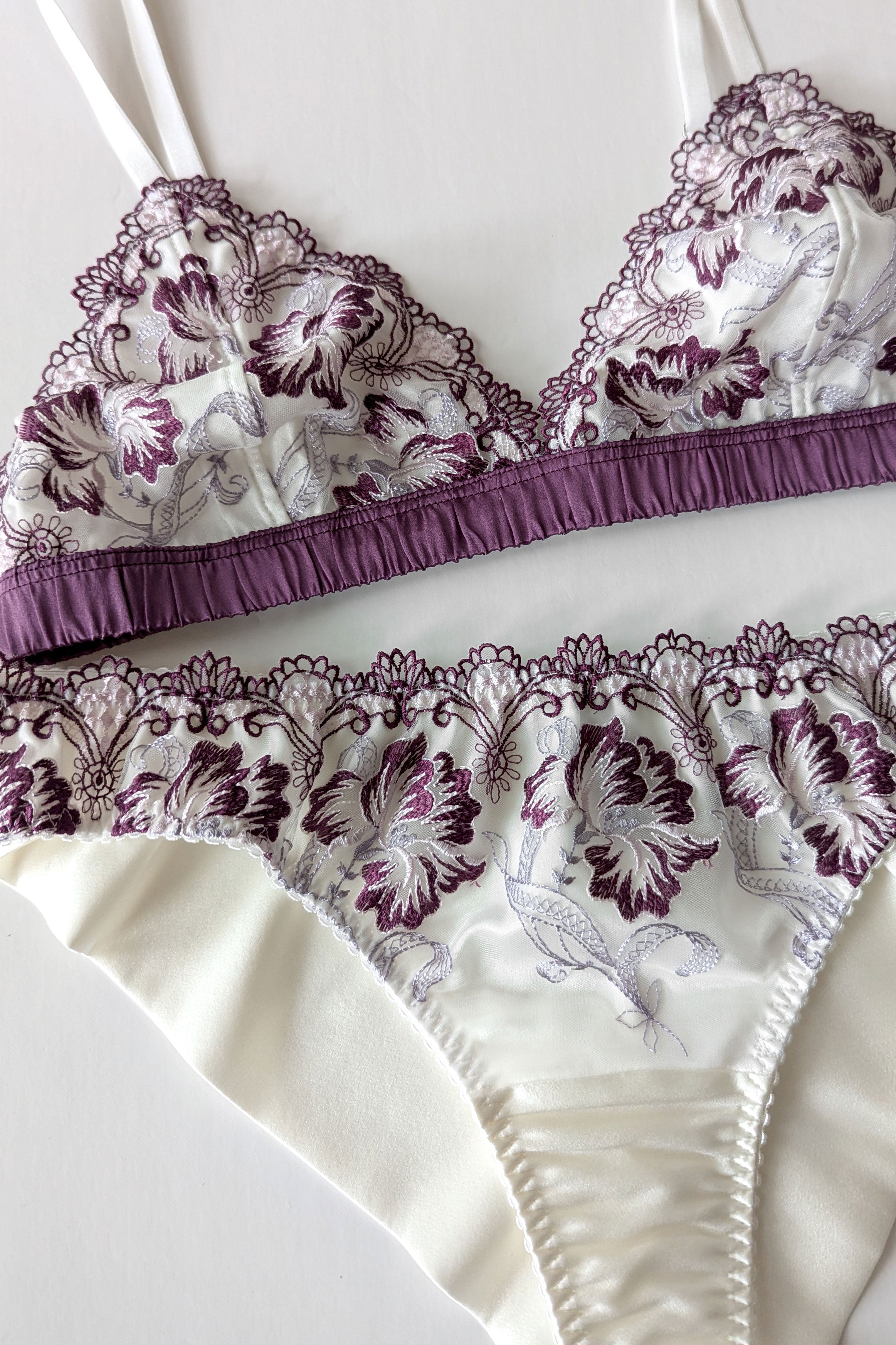2pc lingerie set - Purple 2