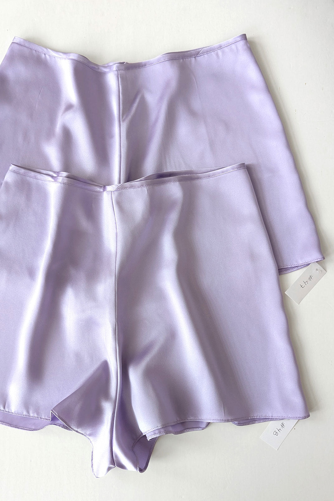 Silk tap pants - Lilac