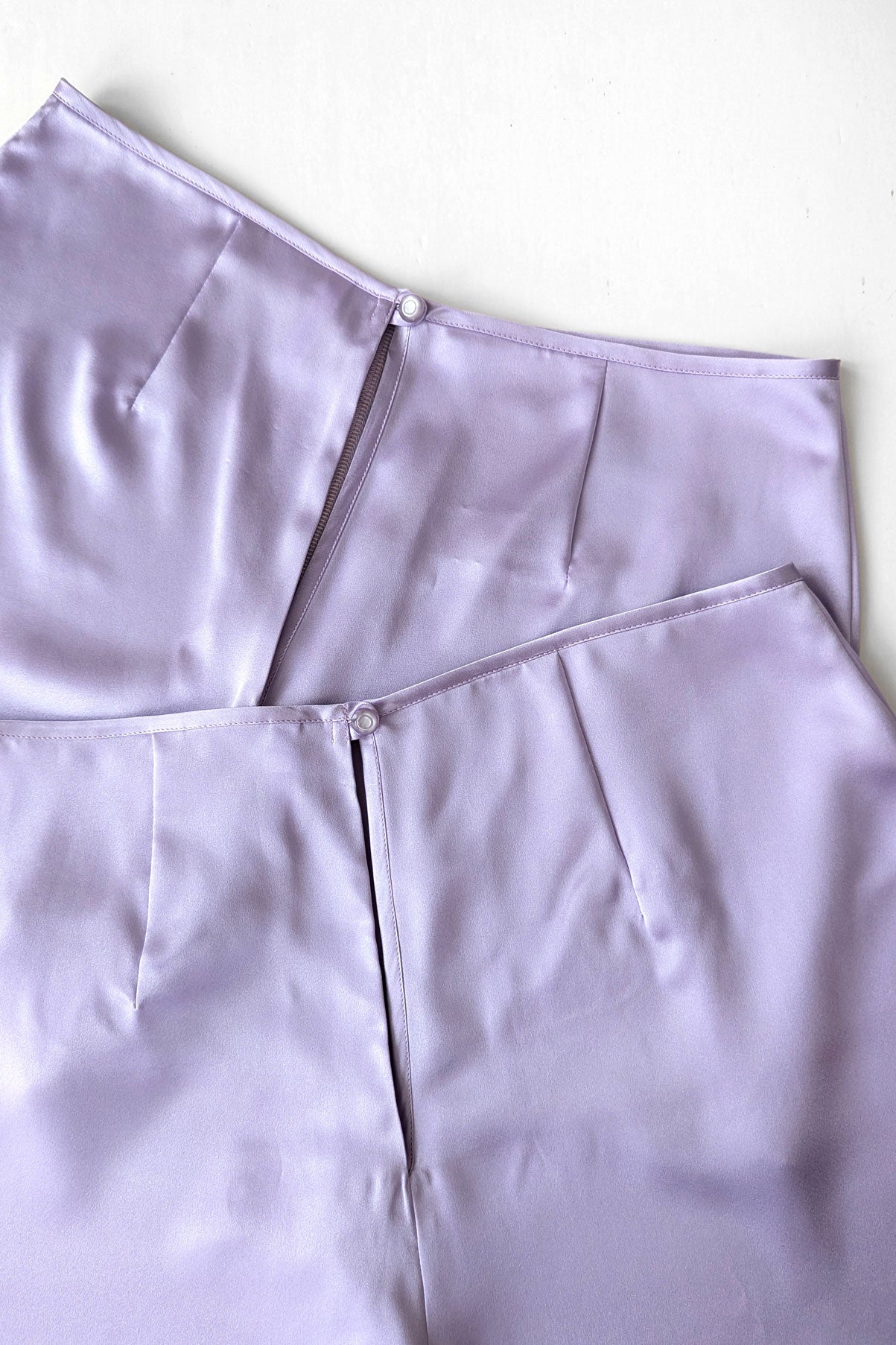 Silk tap pants - Lilac