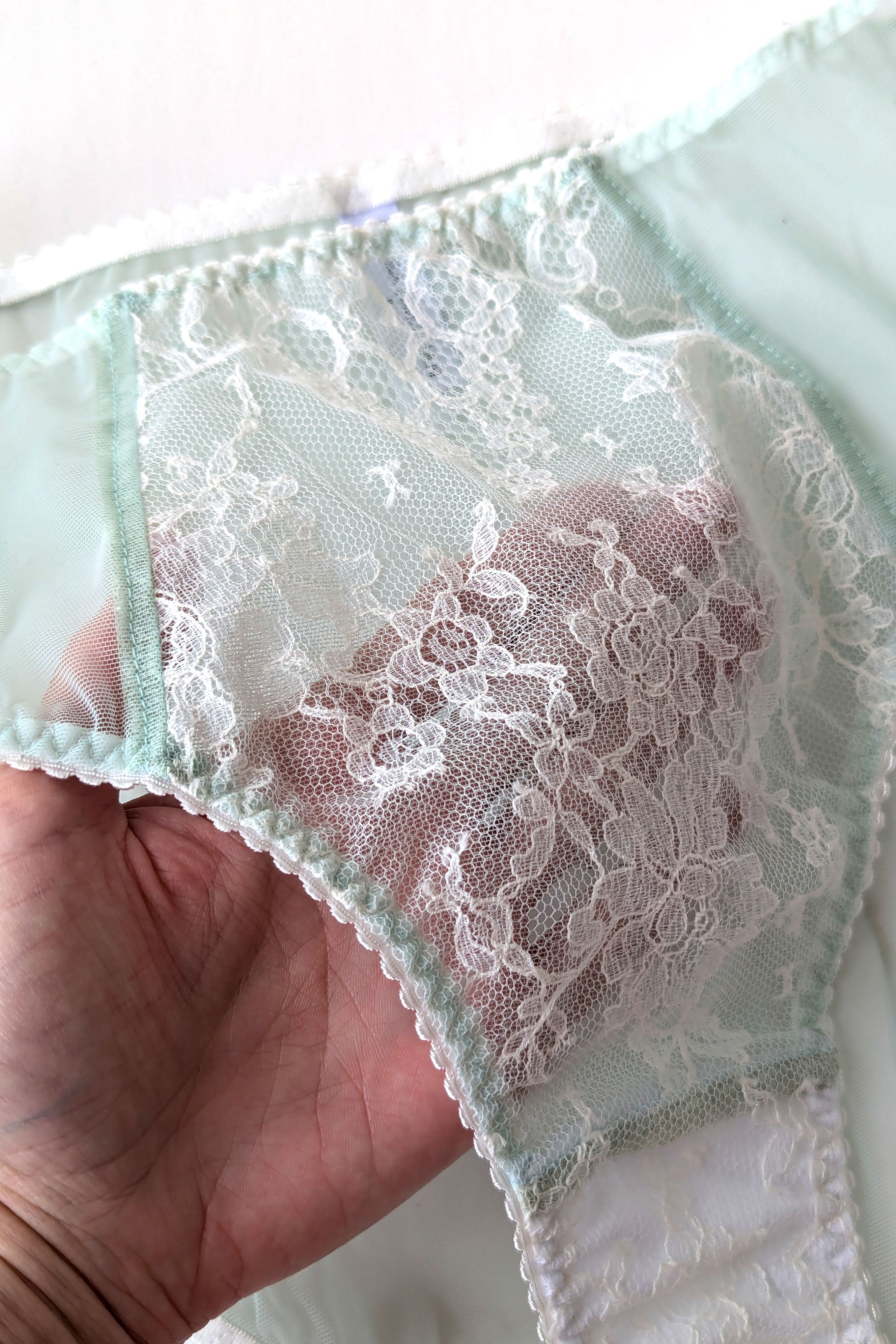 French lace knickers - Off-white 1