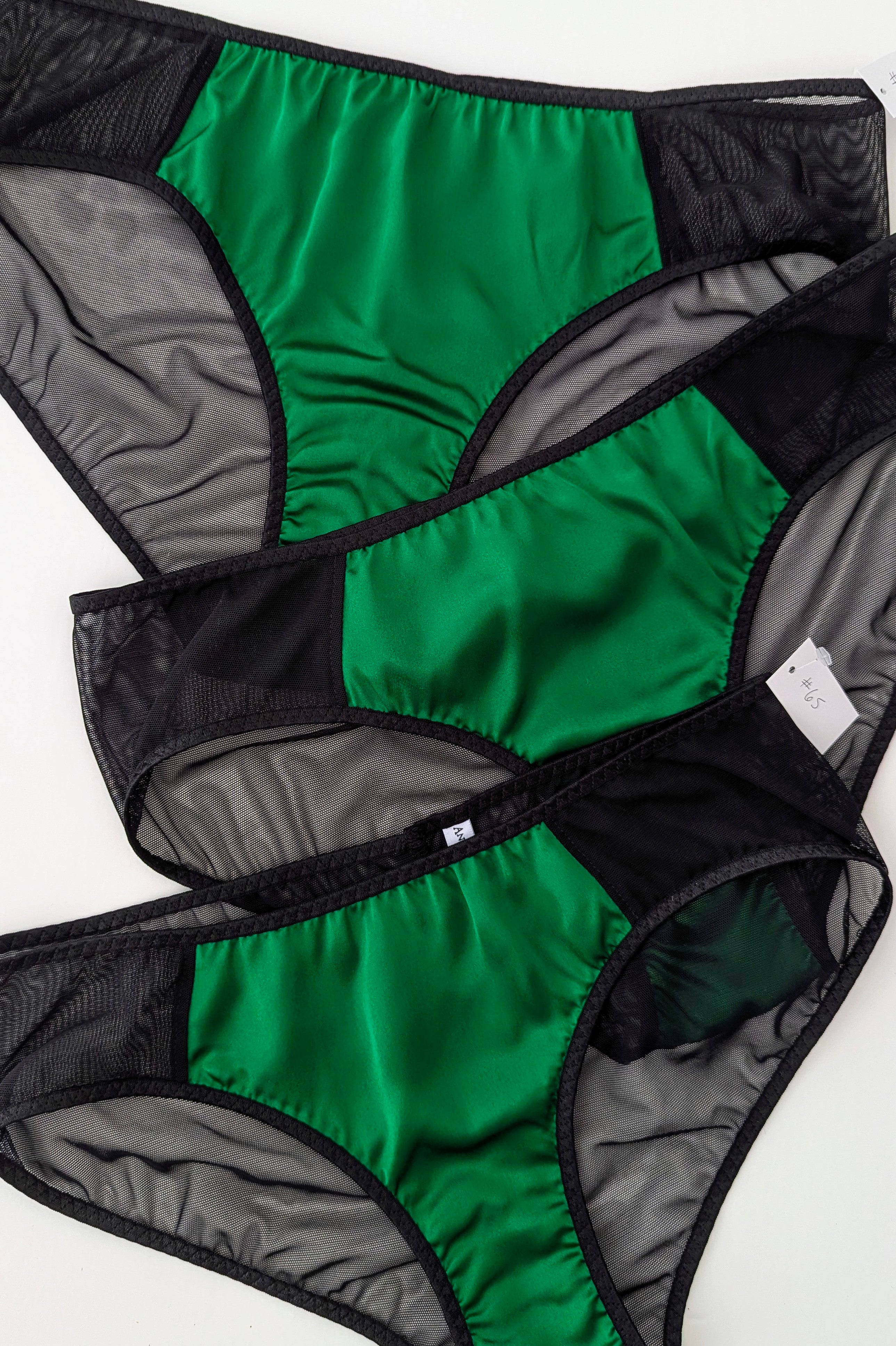 Silk knickers - Emerald