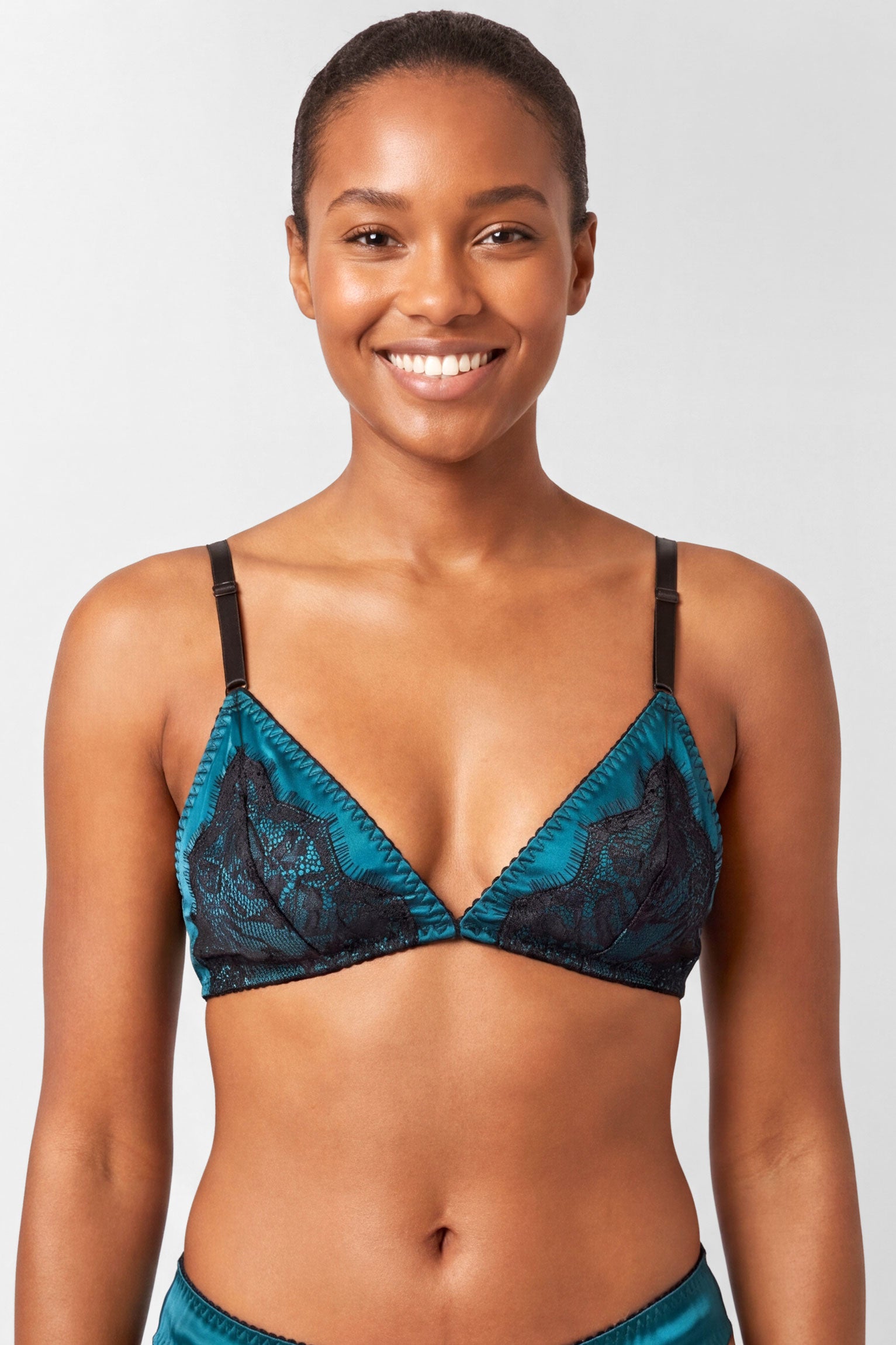 Francesca bralette by luxury lingerie designer Angela Friedman