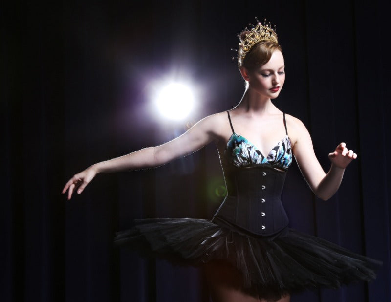 Angela Friedman designer lingerie on a ballerina onstage