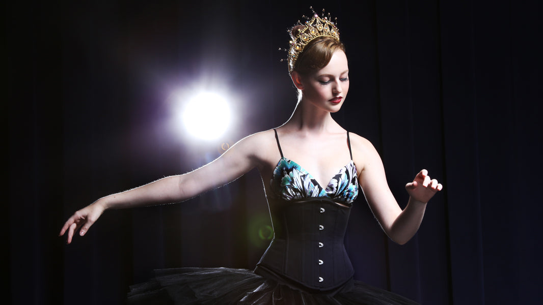 The Firebird Collection of ballerina-inspired lingerie and corsetry by Angela Friedman