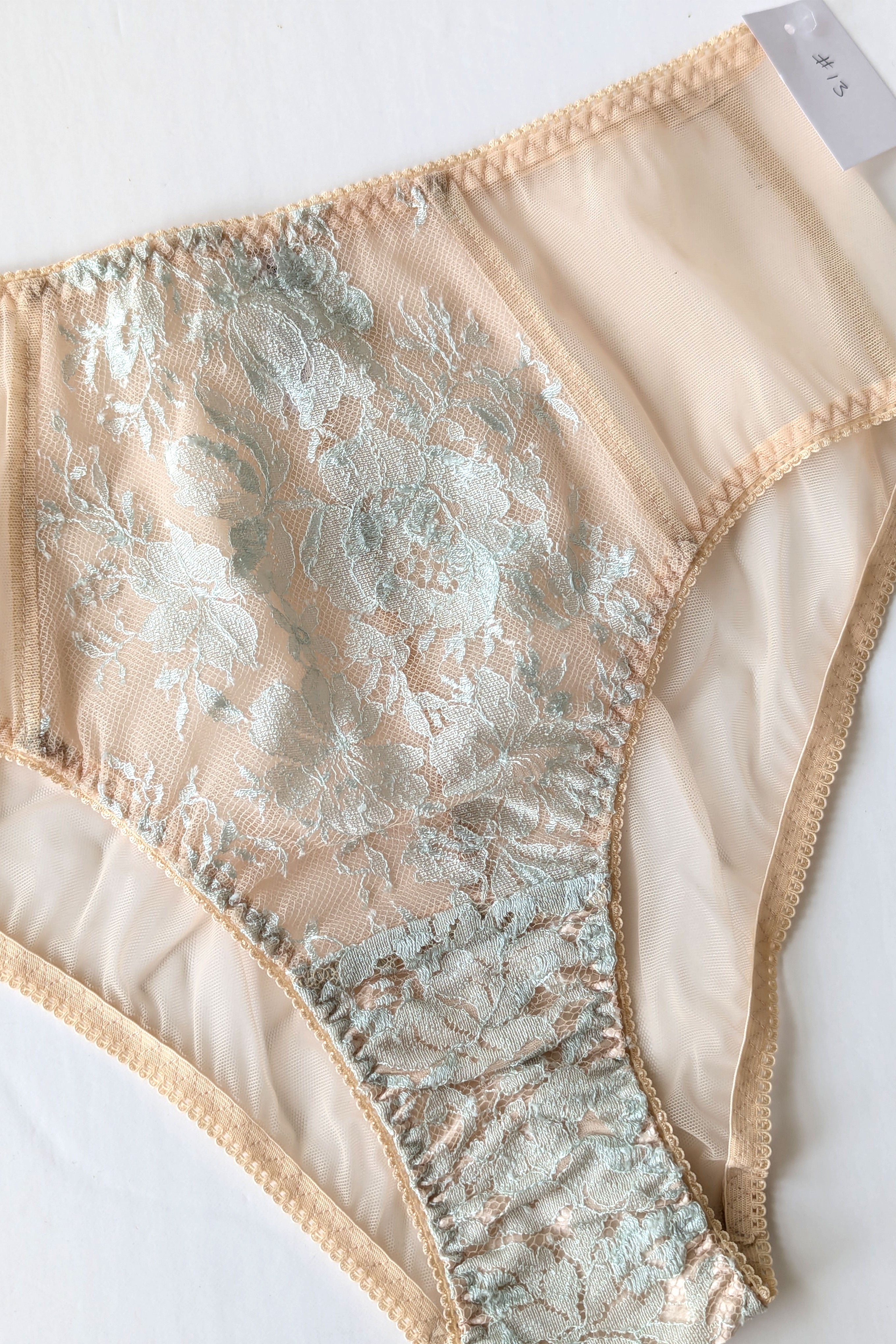 French lace knickers - Mint 2
