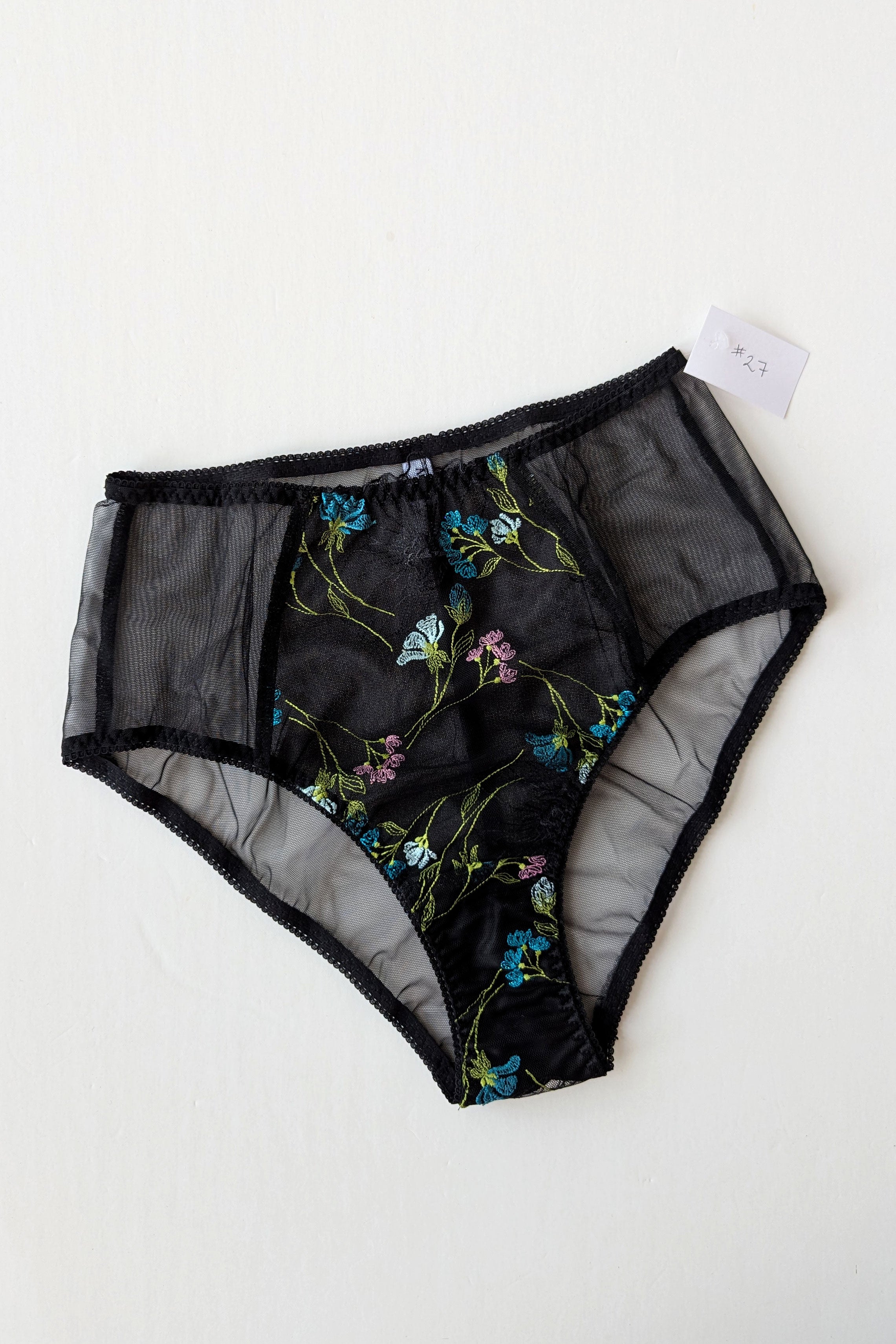 Embroidered mesh knickers - Seraphina 1