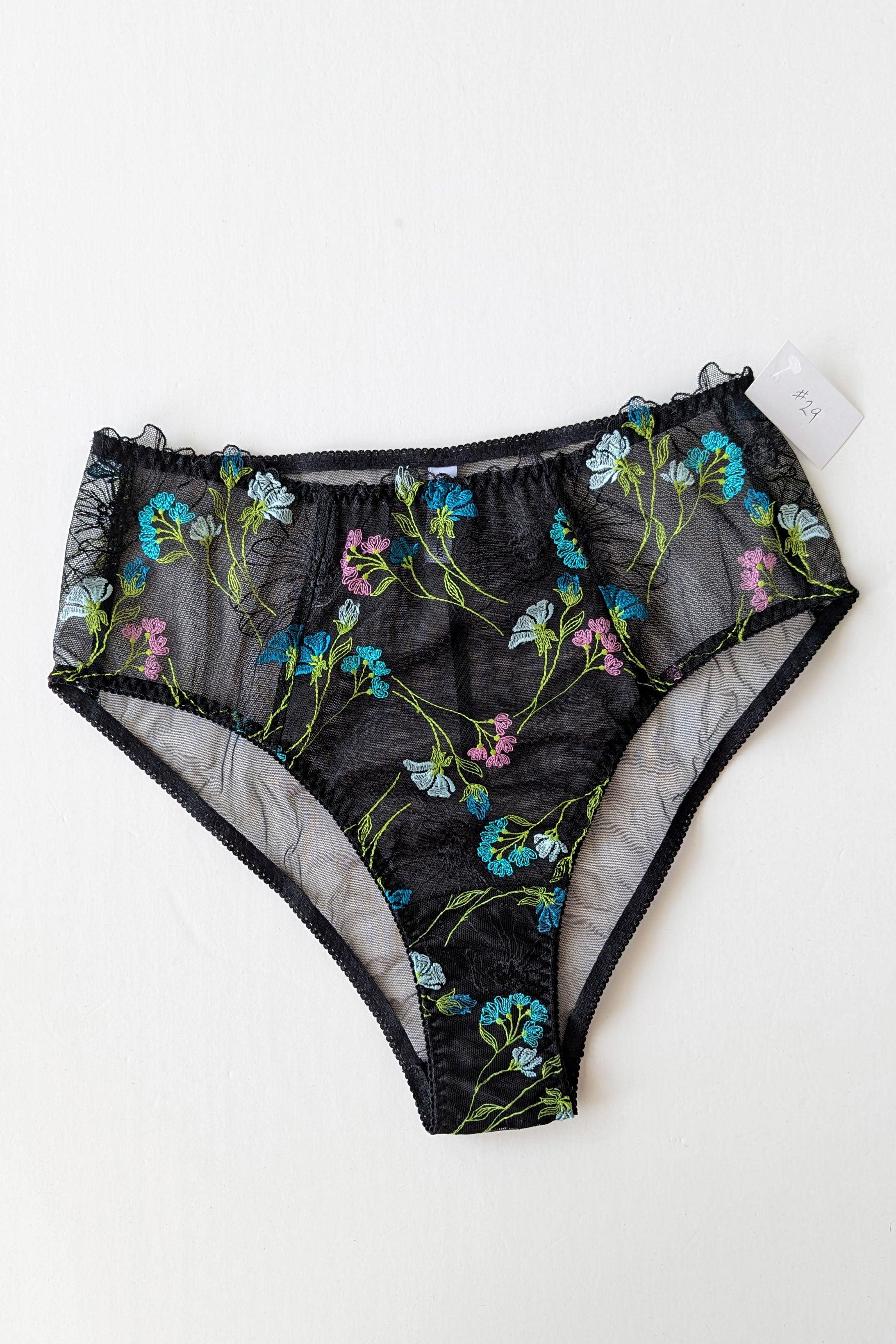 Embroidered mesh knickers - Seraphina 2