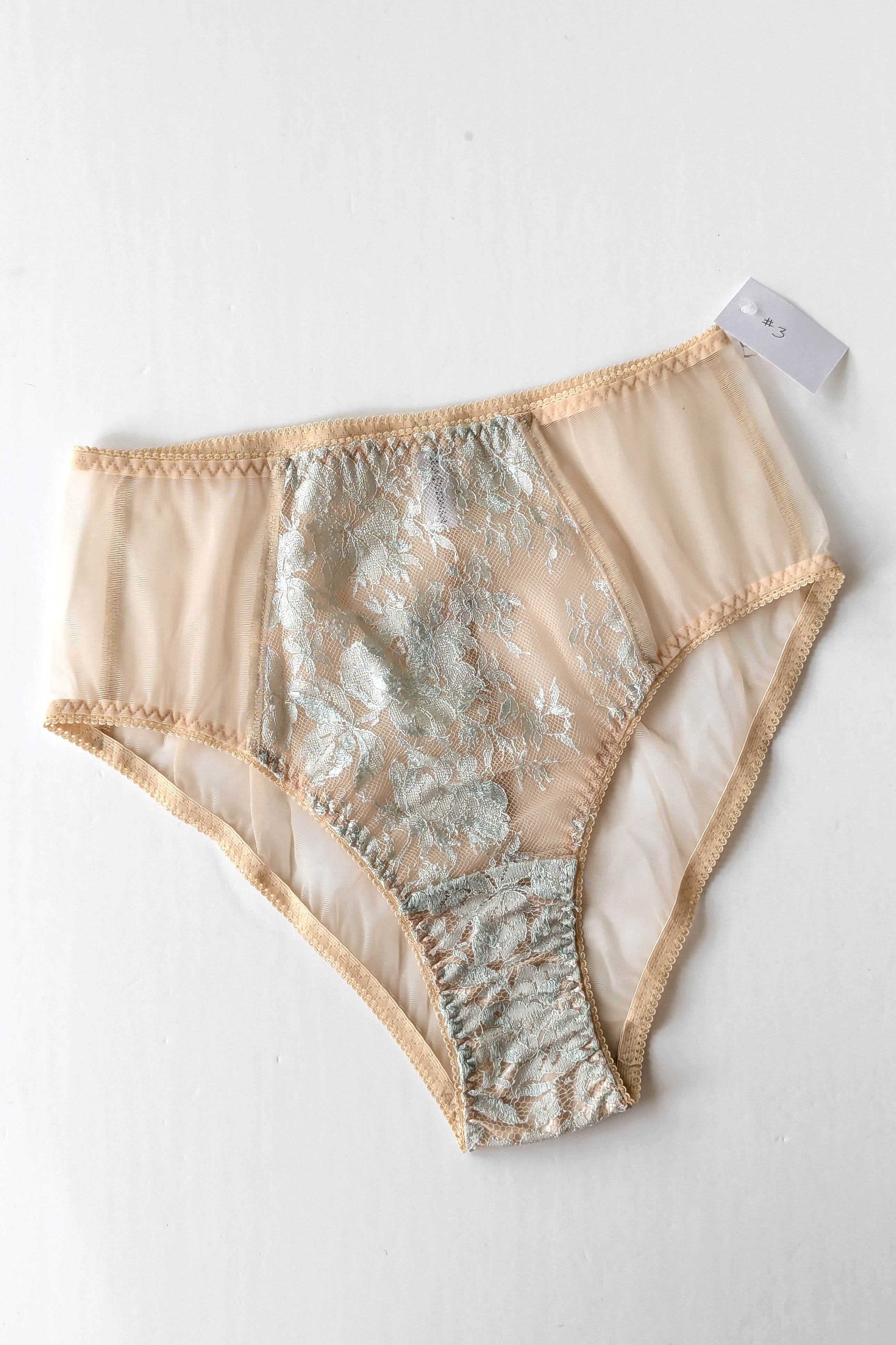 French lace knickers - Mint 1