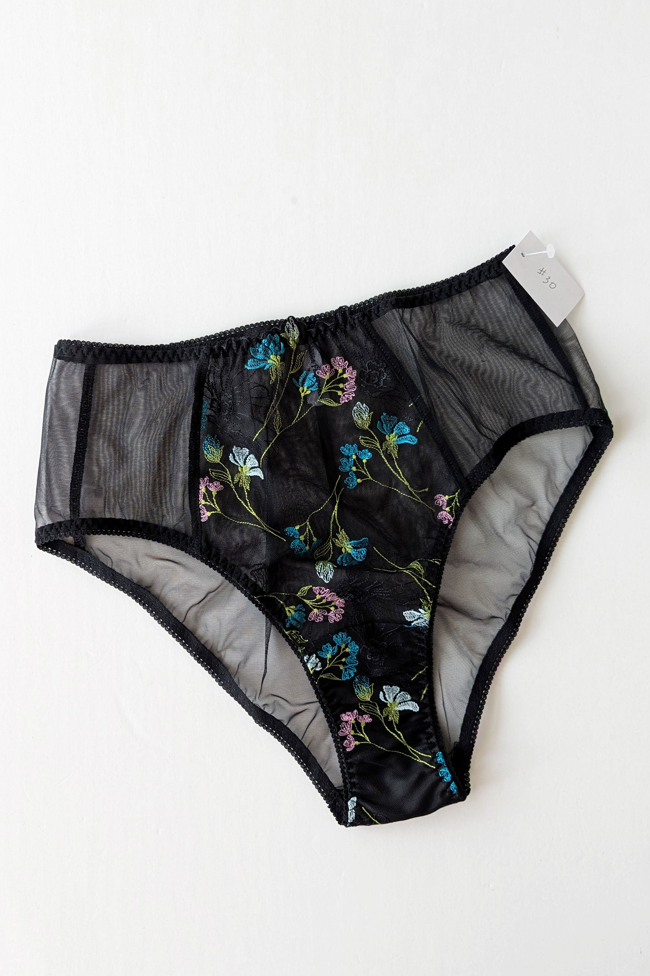 Embroidered mesh knickers - Seraphina 3