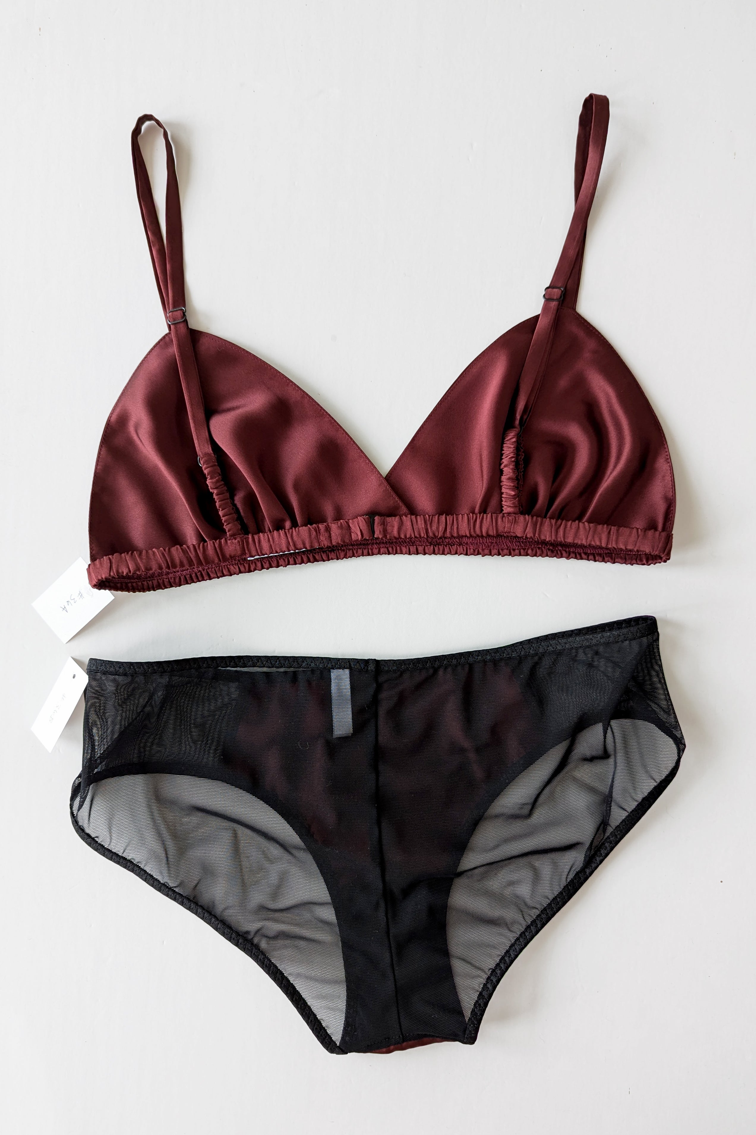 2pc lingerie set - Burgundy 2