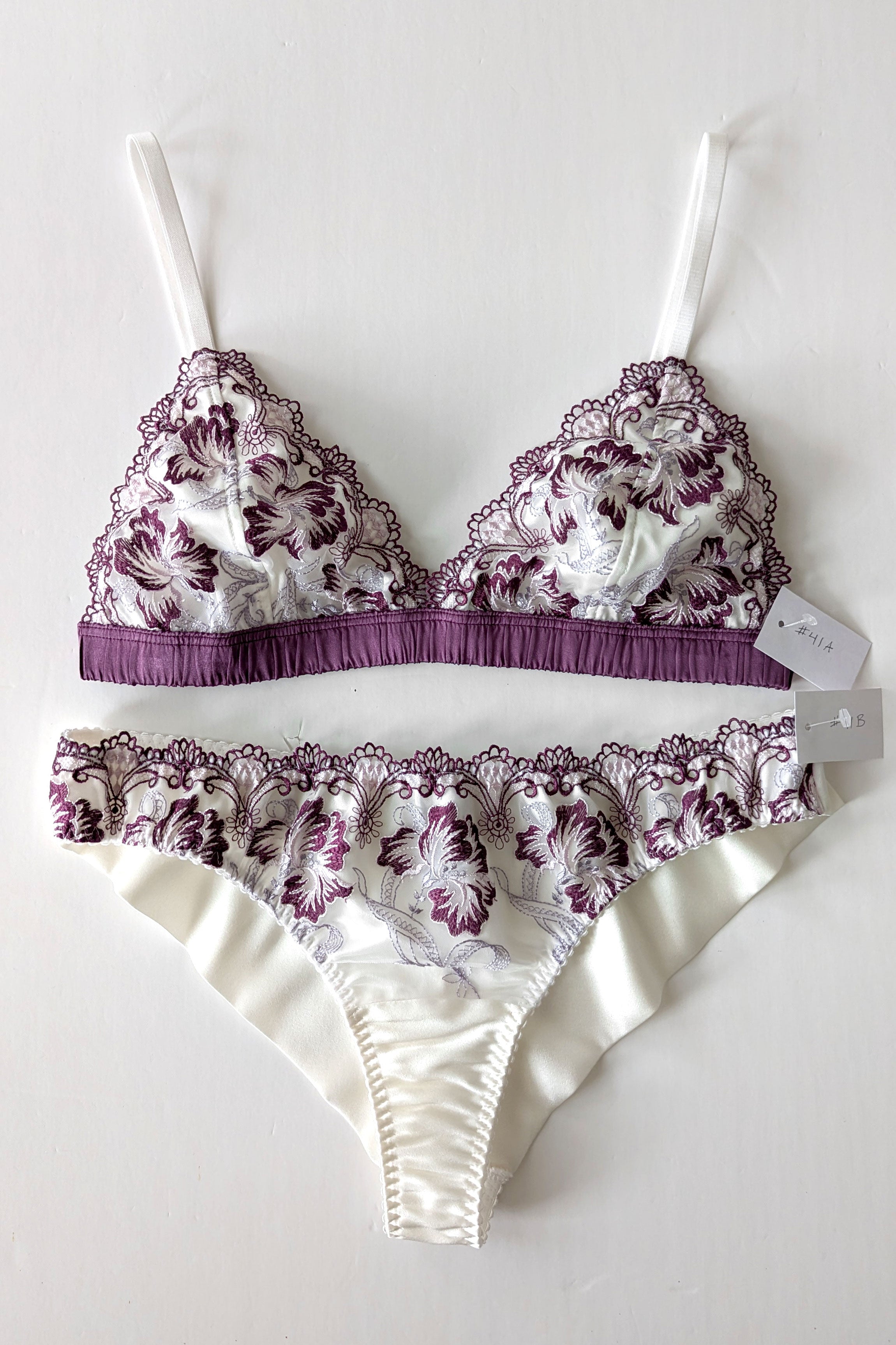 2pc lingerie set - Purple 1