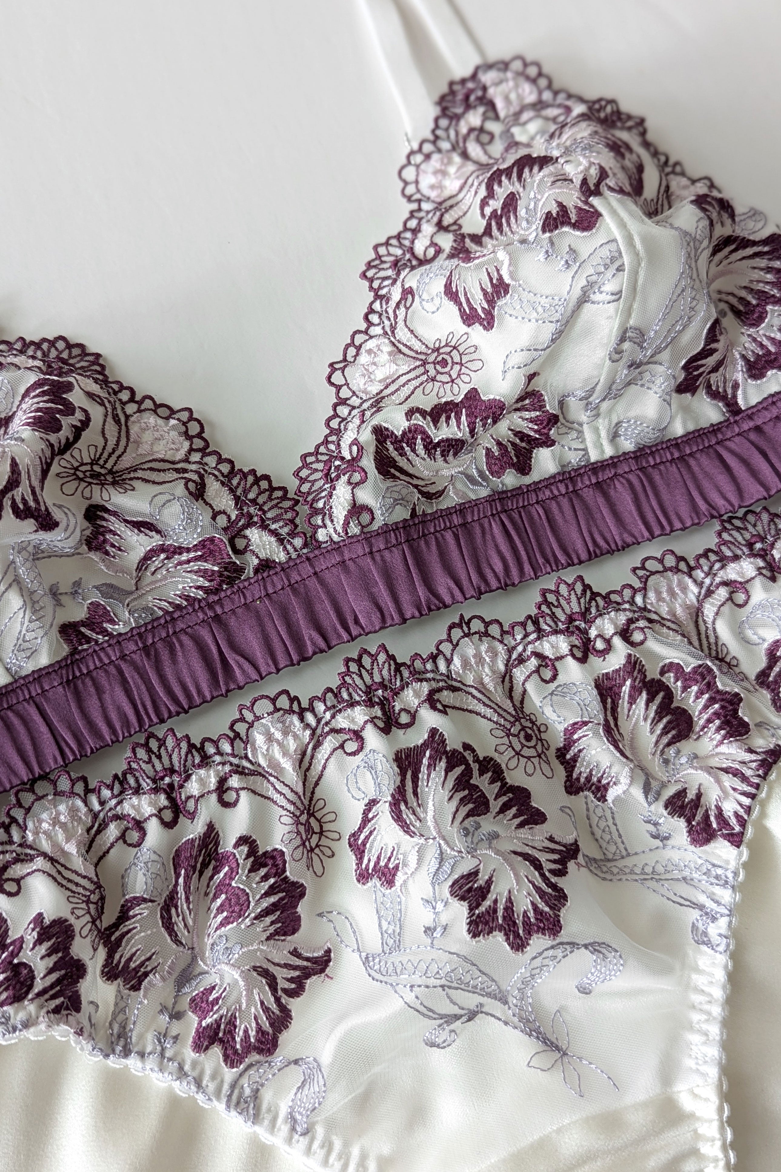 2pc lingerie set - Purple 2