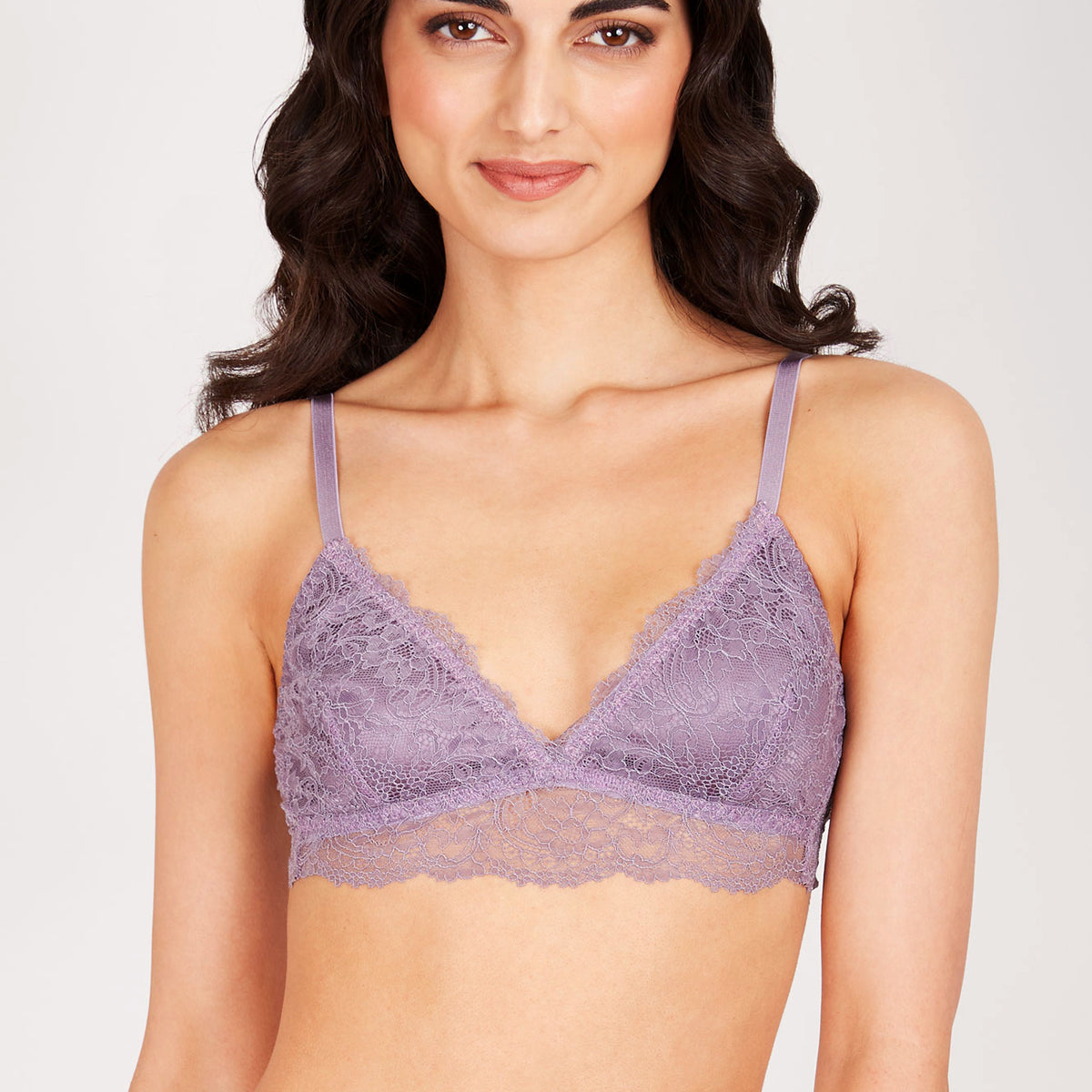 Purple Silk Bralette -  Canada