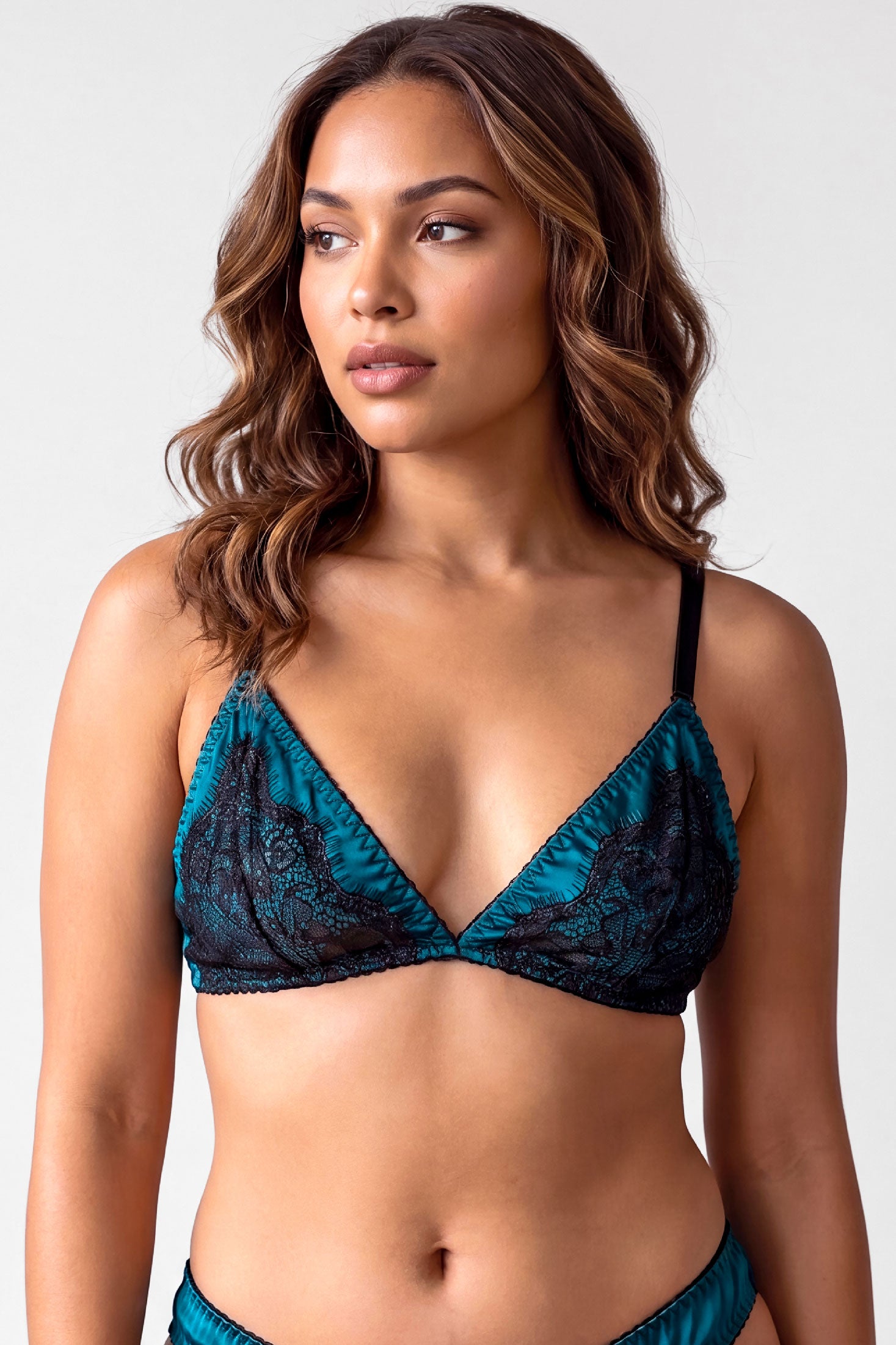 Francesca bralette by luxury lingerie designer Angela Friedman