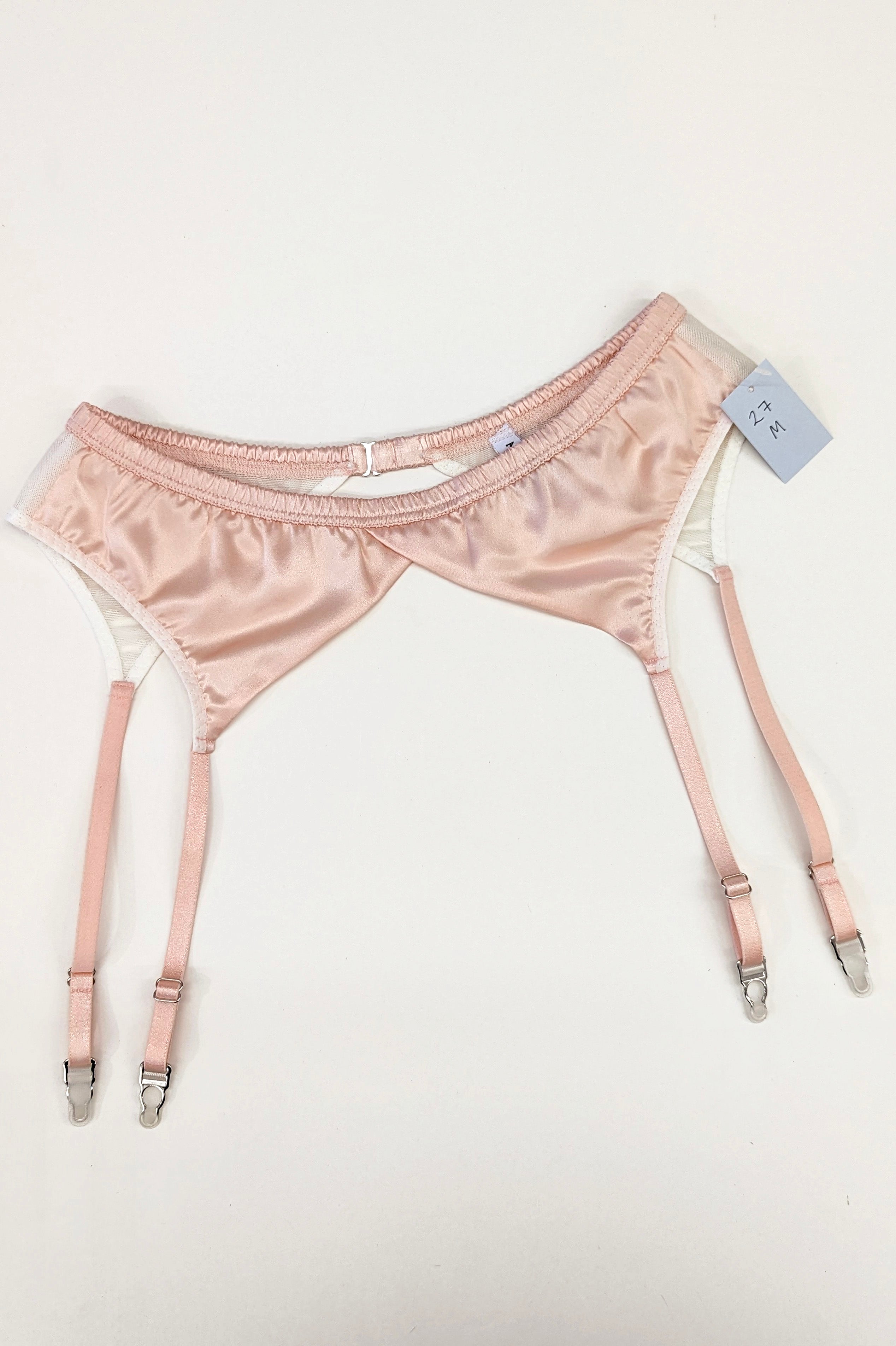 Louisa suspender belt - pink