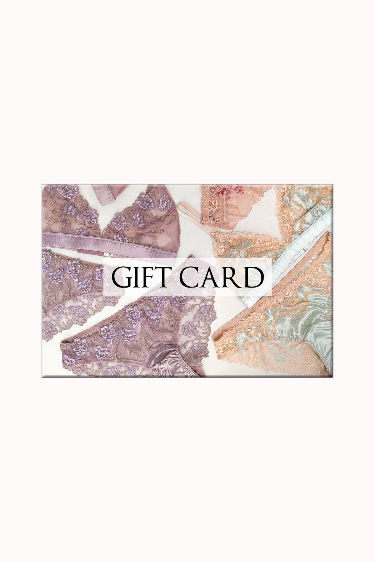 Gift cards Give the gift of luxury lingerie