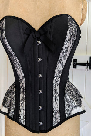 Clair de Lune corset | Luxury corsetry by Angela Friedman