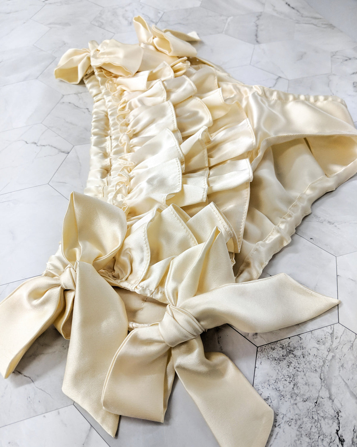Silk ruffled panties | Luxury, designer underwear